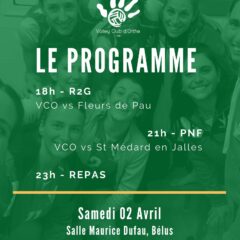 📌 WEEK-END 100% Volley À BÉLUS