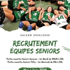 Recrutement saison 24/25