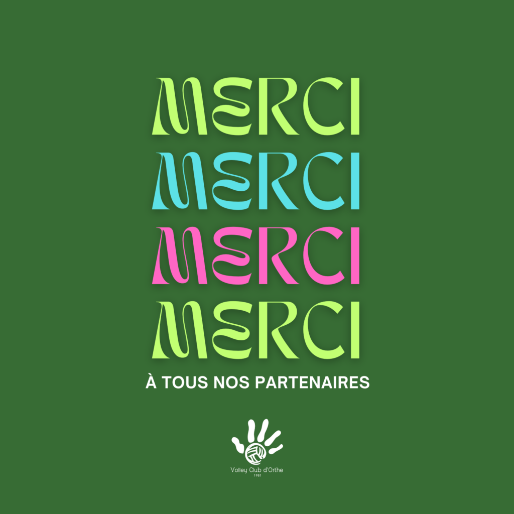 Merci à tous les partenaires du VCO Green Tour 🙏