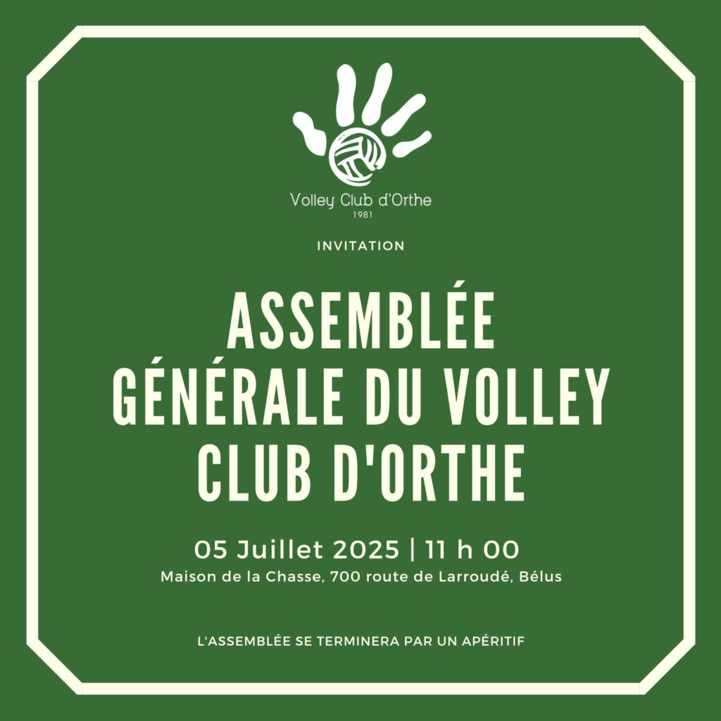 Invitation à l’Assemblée Générale du VCO
