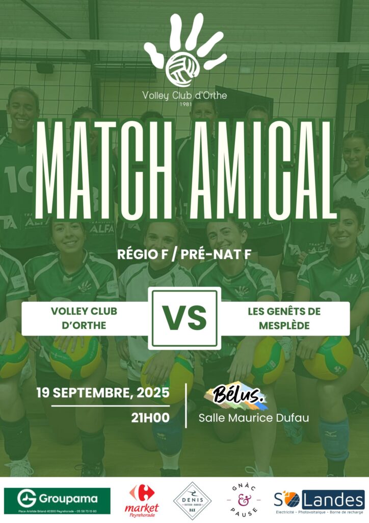 Match amical, ambiance assurée 🔥