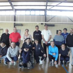 Un invité très spécial à l’entraînement du Volley Adapté
