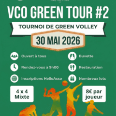 🌿🏐 VCO GREEN TOUR #2 : le tournoi revient le 30 mai 2026