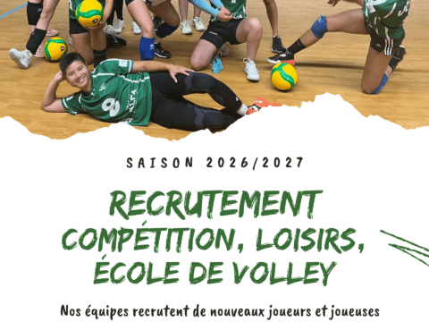 Recrutement saison 2026/2027