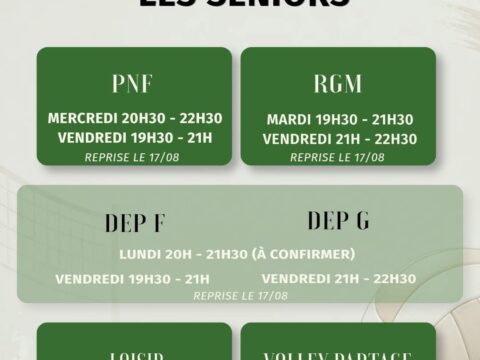 LA RENTRÉE AU VCO 💚