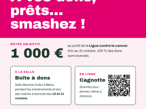 Octobre Rose au VCO : à vos dons, prêts… smashez