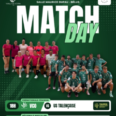 Premier match à domicile pour nos équipes seniors !